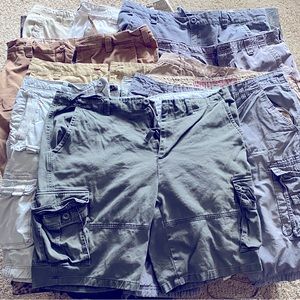 Slightly used 10 pairs men’s size 40 shorts various colors.